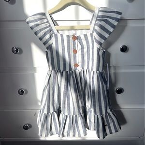 TAHARI Girl Linen Dress NWT